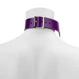 Choker-Leather Love Trap Round
