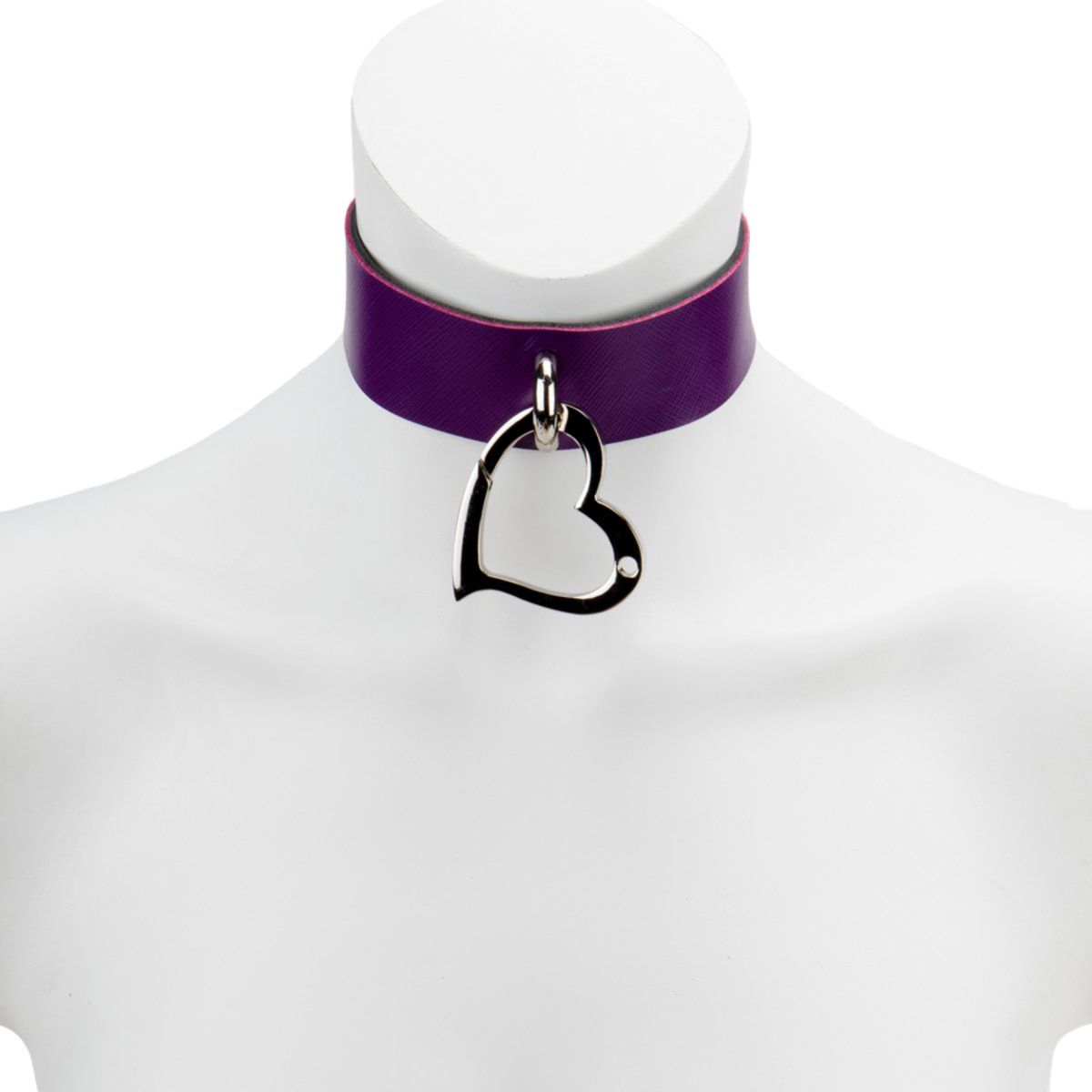 Choker-Leather Love Trap Choker
