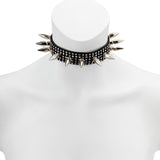 Choker-Diamante With Large Spikes