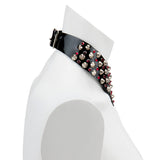 Necklace - Studs and Diamonds PVC