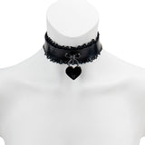 Choker-Lace Trimmed Padlock
