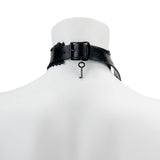 Choker-Lace Trimmed Padlock