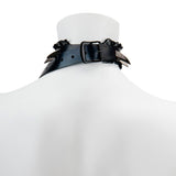 Choker-Lace Trimmed With Claw Spikes