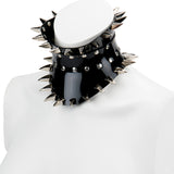 Posture - Corset Collar with Silver Claws PVC