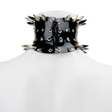 Posture - Corset Collar with Silver Claws PVC