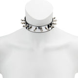 Choker-Mirror With Dog Spike