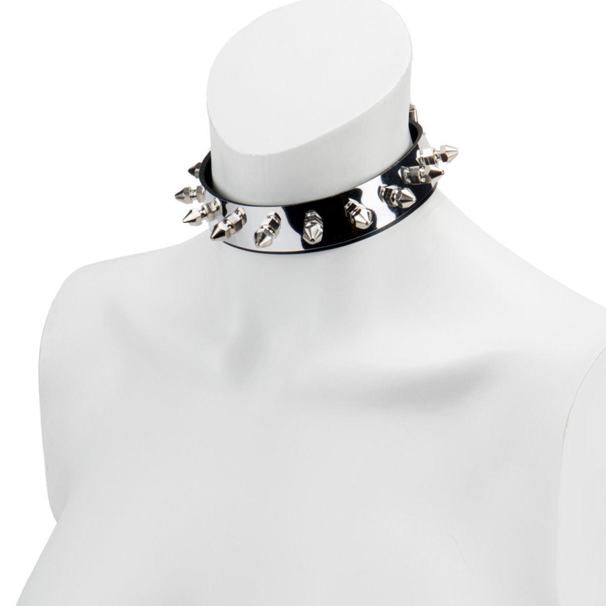 Choker-Mirror With Dog Spike