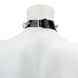 Choker-Mirror With Dog Spike