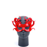 * Red Wave Leather Mask