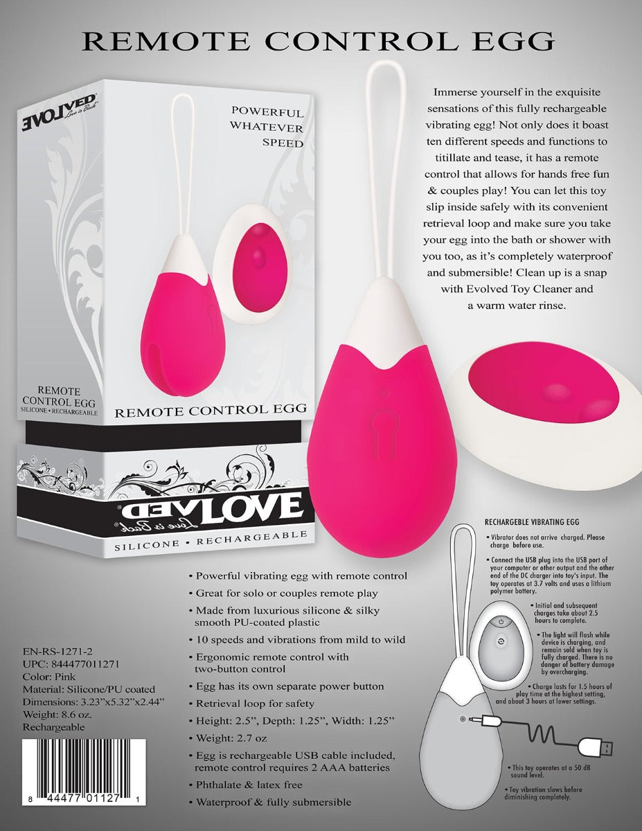 Egg-Remote Control Silicone Egg