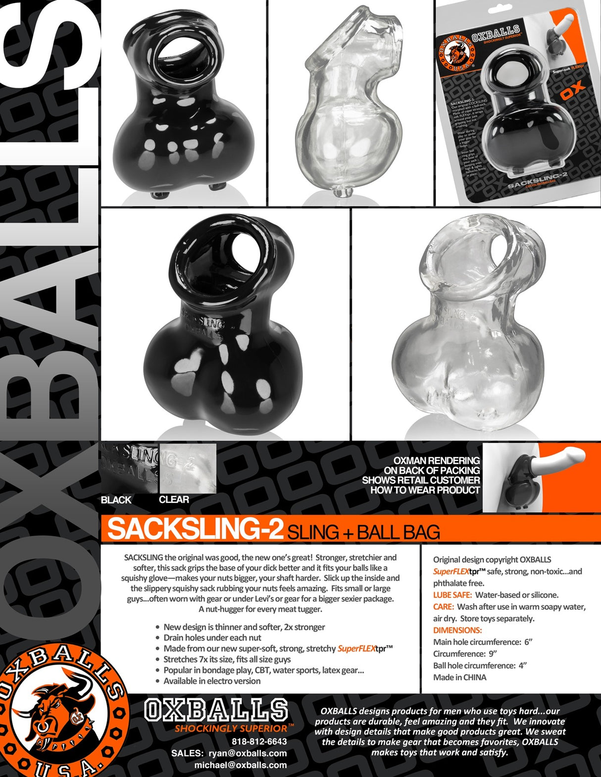Sacksling-2 Ball Sling