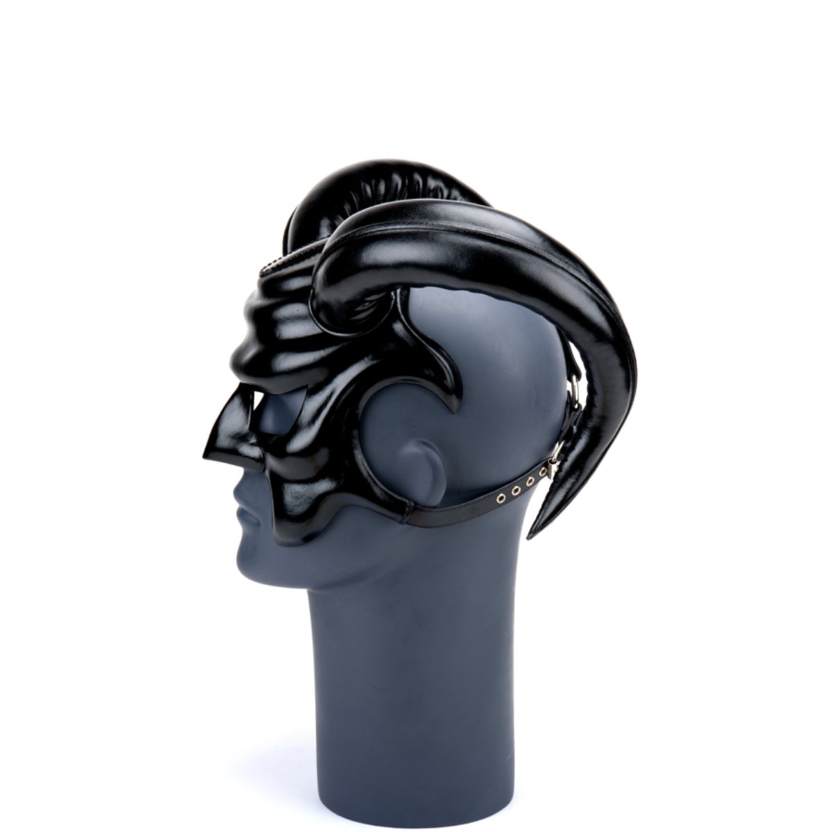 * Satanic Majesty Black Leather Mask