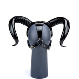 * Satanic Majesty Black Leather Mask