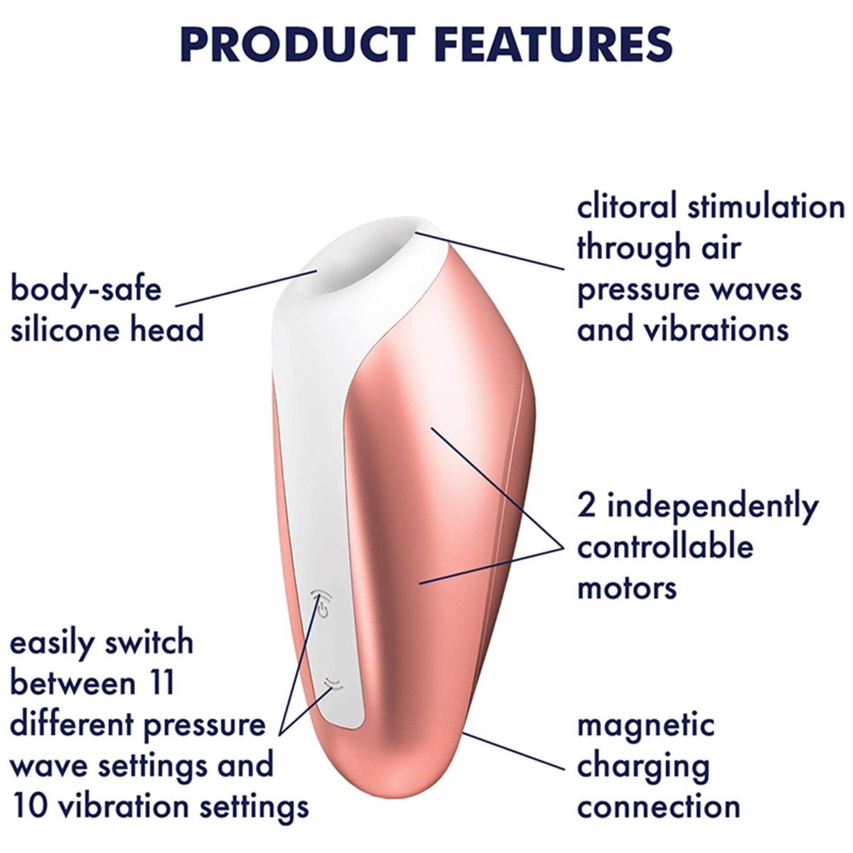 Satisfyer Love Breeze-Copper Clit Stimulator Vibrator