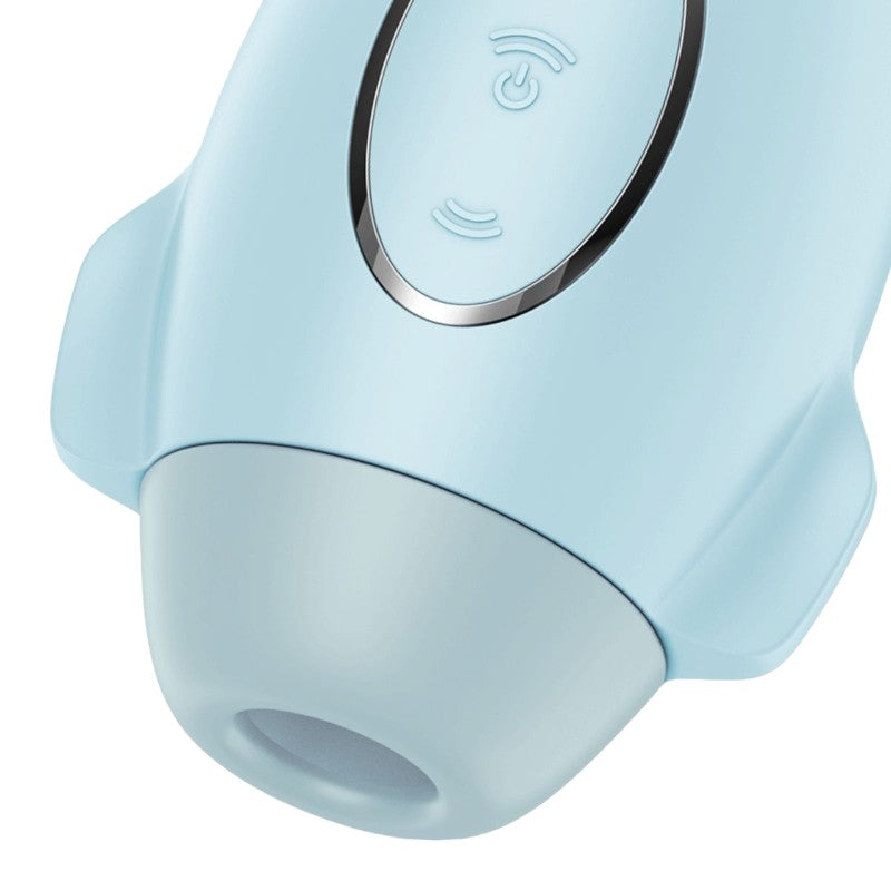 Mission Control Clitoral Suction Stimulator Blue