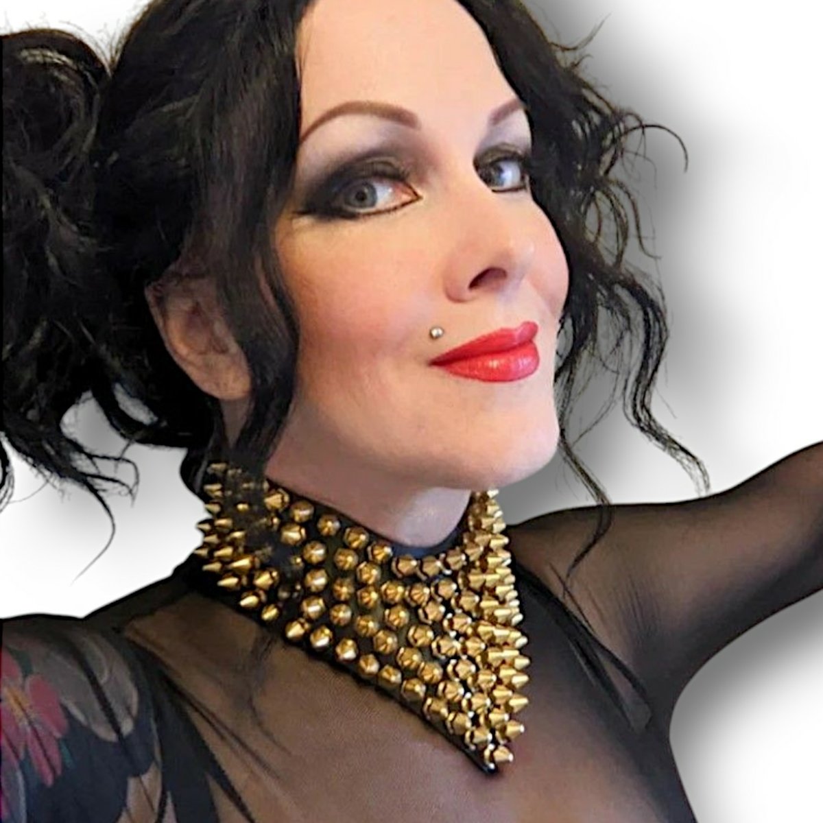 Necklace Large Gold Spike