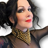 Necklace Large Gold Spike