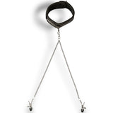 Sei Mio Twin Tweaks-Velvet Collar With Nipple Clamps