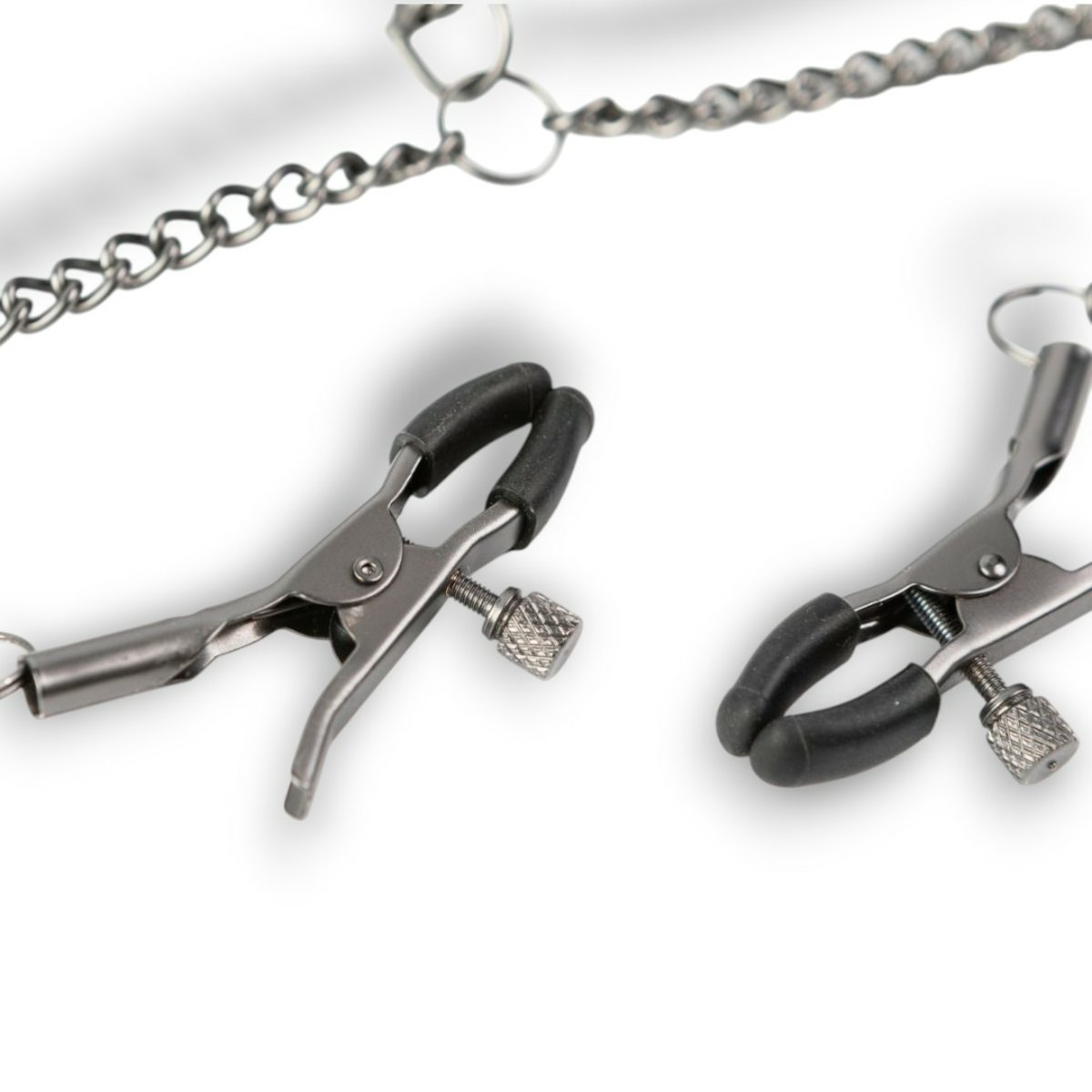 Sei Mio Twin Tweaks-Velvet Collar With Nipple Clamps