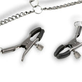 Sei Mio Twin Tweaks-Velvet Collar With Nipple Clamps