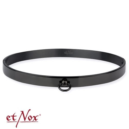 Choker Story Of O Black Stainless Steel