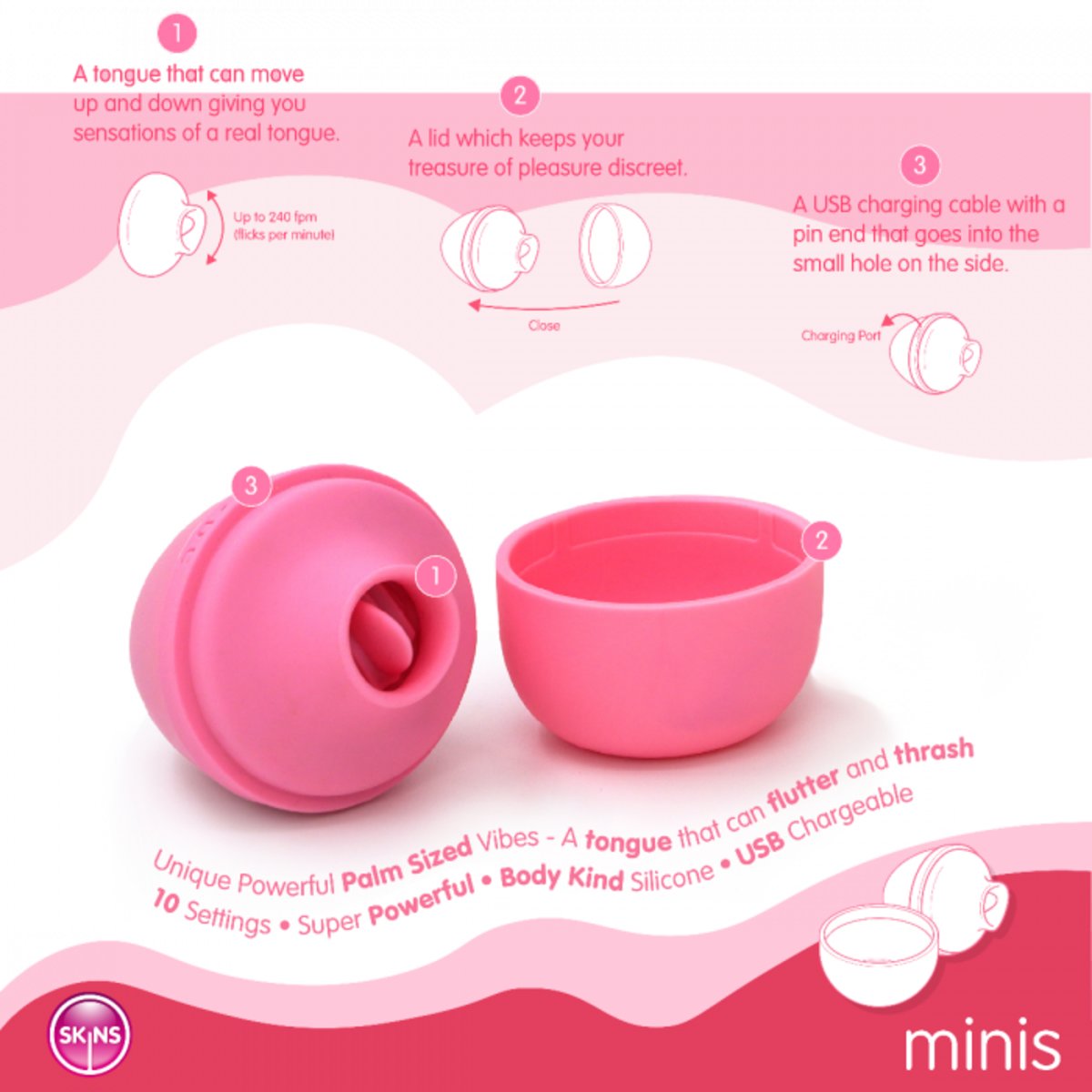 Skins Minis The Scream Egg Clit & Nipple Stimulator