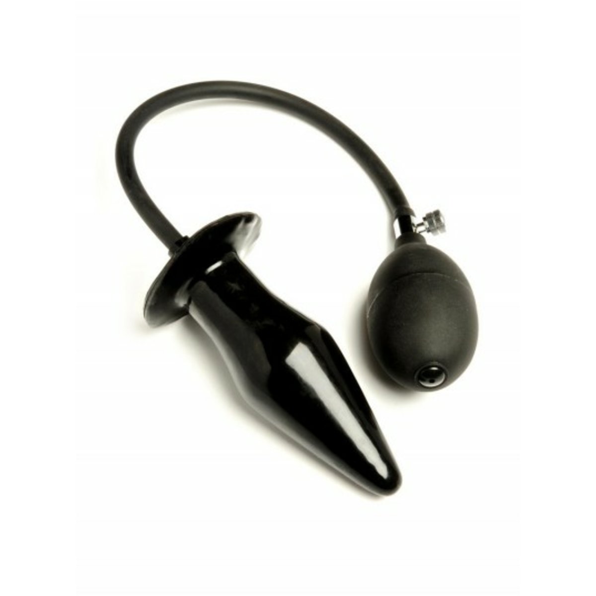 Butt Plug-Small Inflatable Black Butt Plug