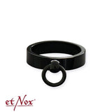 EtNox Story of O Black Stainless Steel Ring 5mm