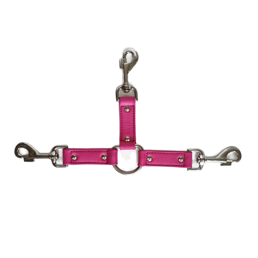 Three Strap Clip Tether Pink