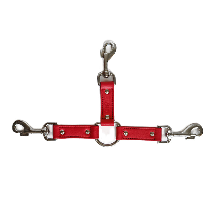 Three Strap Clip Tether Red