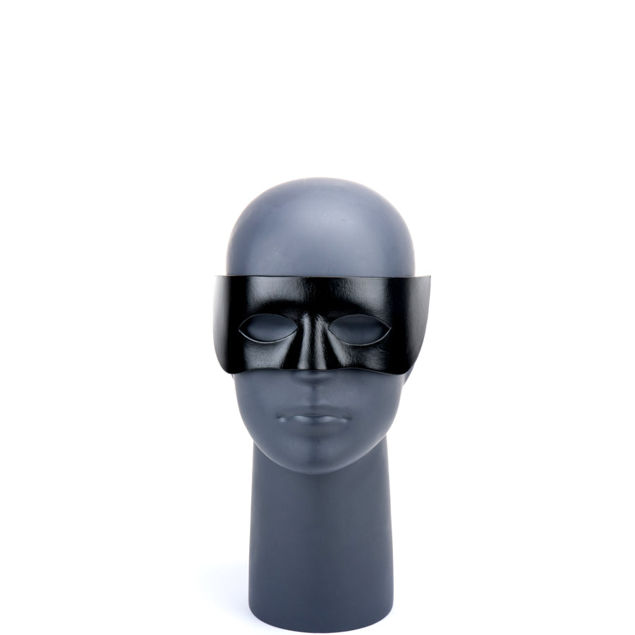 Cecilio Leather Designs  Stand And Deliver Mask - Black