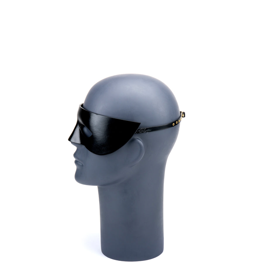 Cecilio Leather Designs  Stand And Deliver Mask - Black