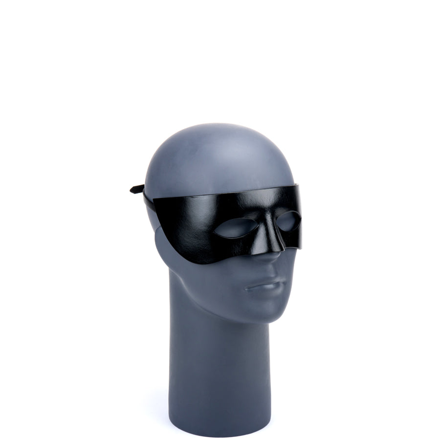 Cecilio Leather Designs  Stand And Deliver Mask - Black