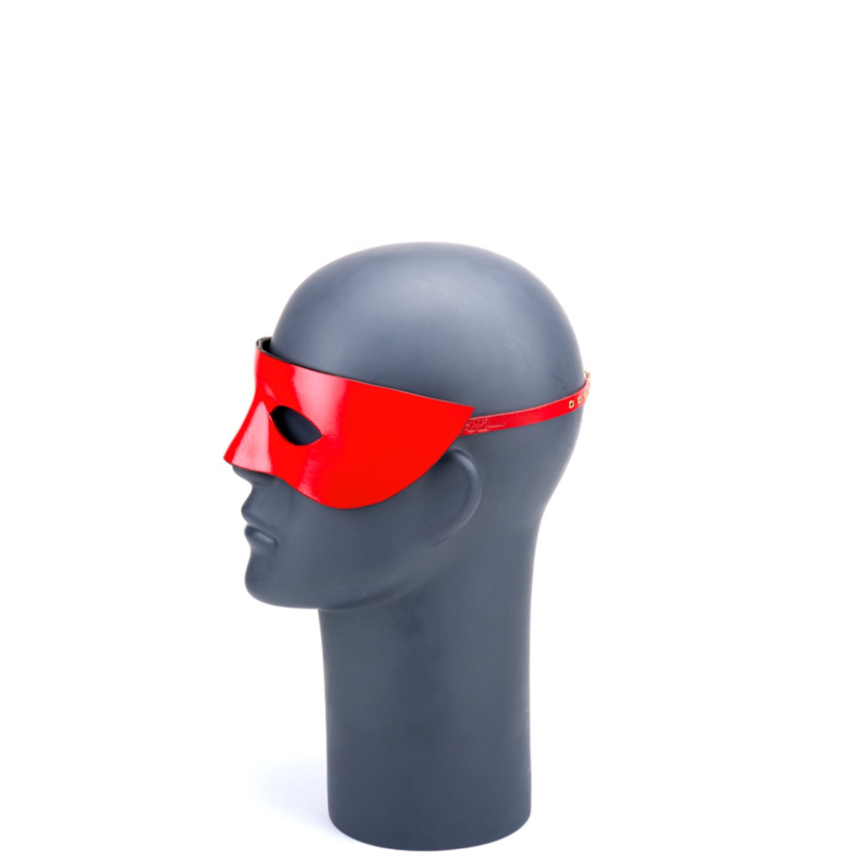 Cecilio Leather Designs Stand And Deliver Mask - Red