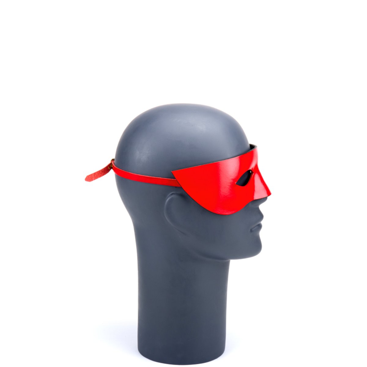 Cecilio Leather Designs Stand And Deliver Mask - Red