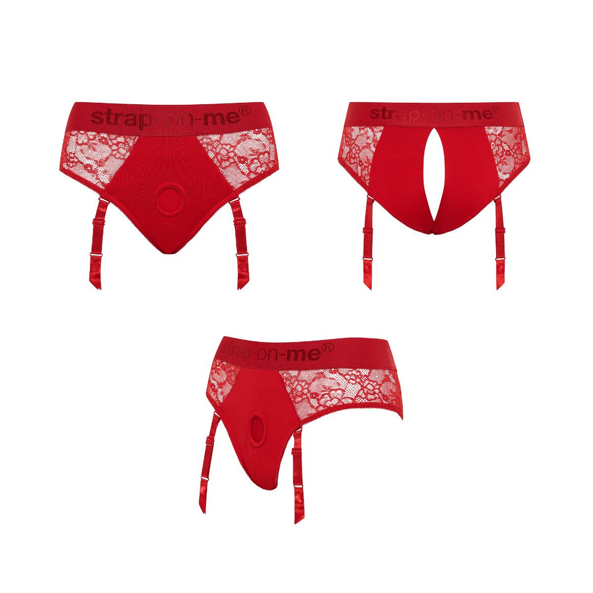 Strap On Me-Diva Harness-Red