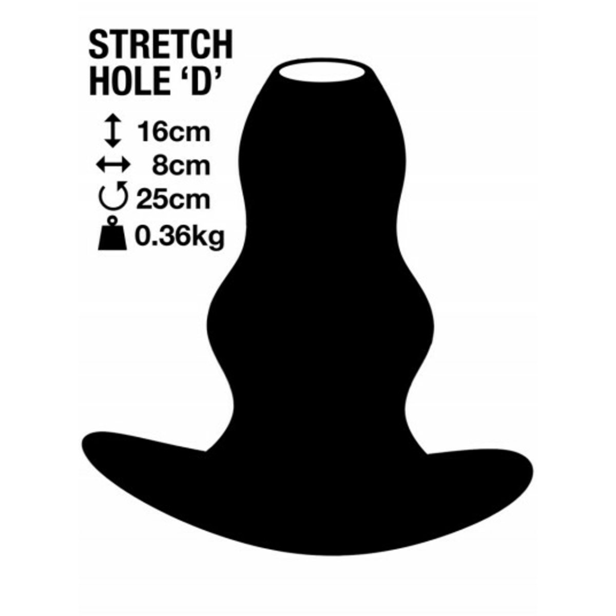 Stretch Hole D Butt Plug