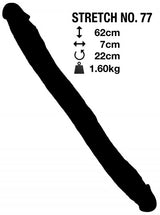 Stretch-Red Double Ended Dildo