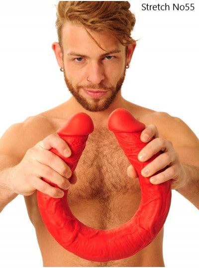 Stretch-Red Double Ended Dildo