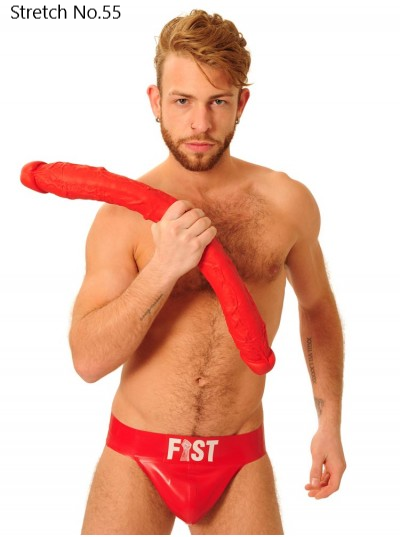 Stretch-Red Double Ended Dildo