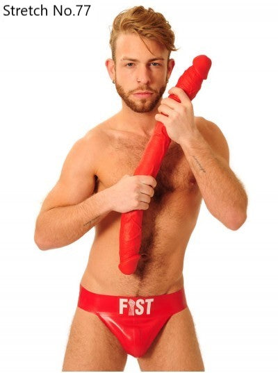Stretch-Red Double Ended Dildo