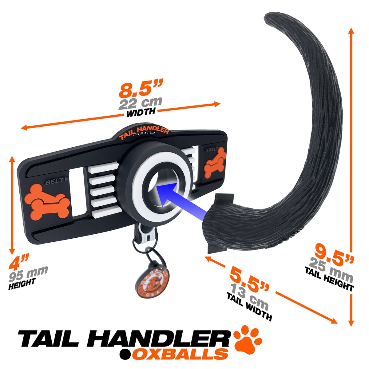 Oxballs-TAIL HANDLER Orange