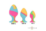 Intense Multicolour Silicone Plug Set