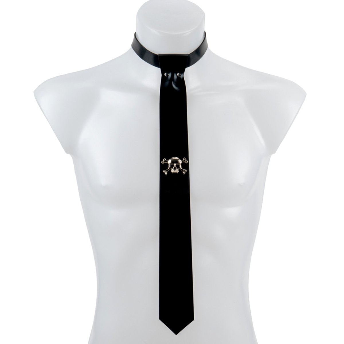 Skinny Tie W/ Skull