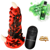 Creature Cocks Red Talon Vibrating Silicone Dildo