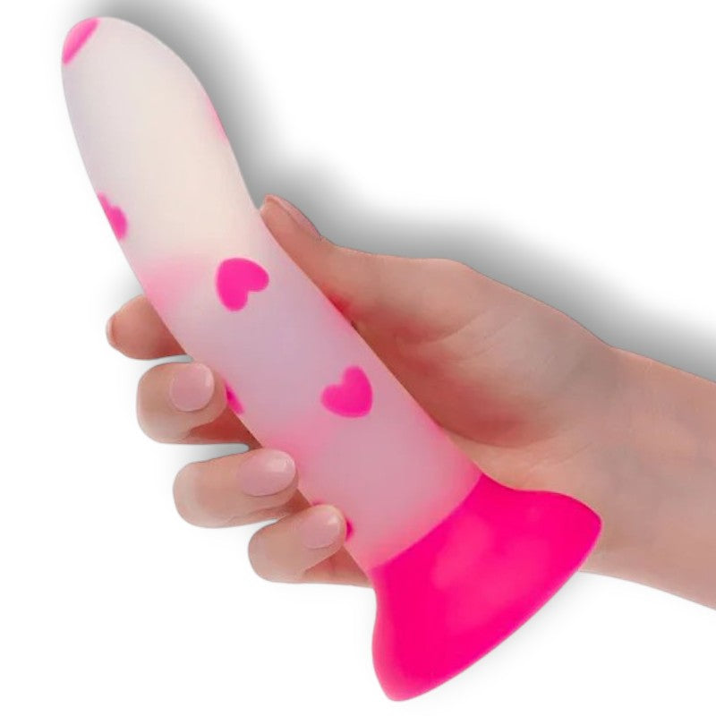 Glow Stick Heart Dildo by Calexotics