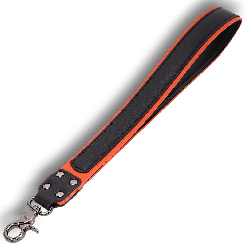 Short Puppy Leash w/Trim -Orange