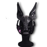 K9-CHROME DOG MASK-Black