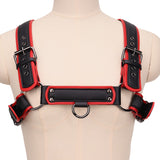Paw Print Puppy Harness- Red