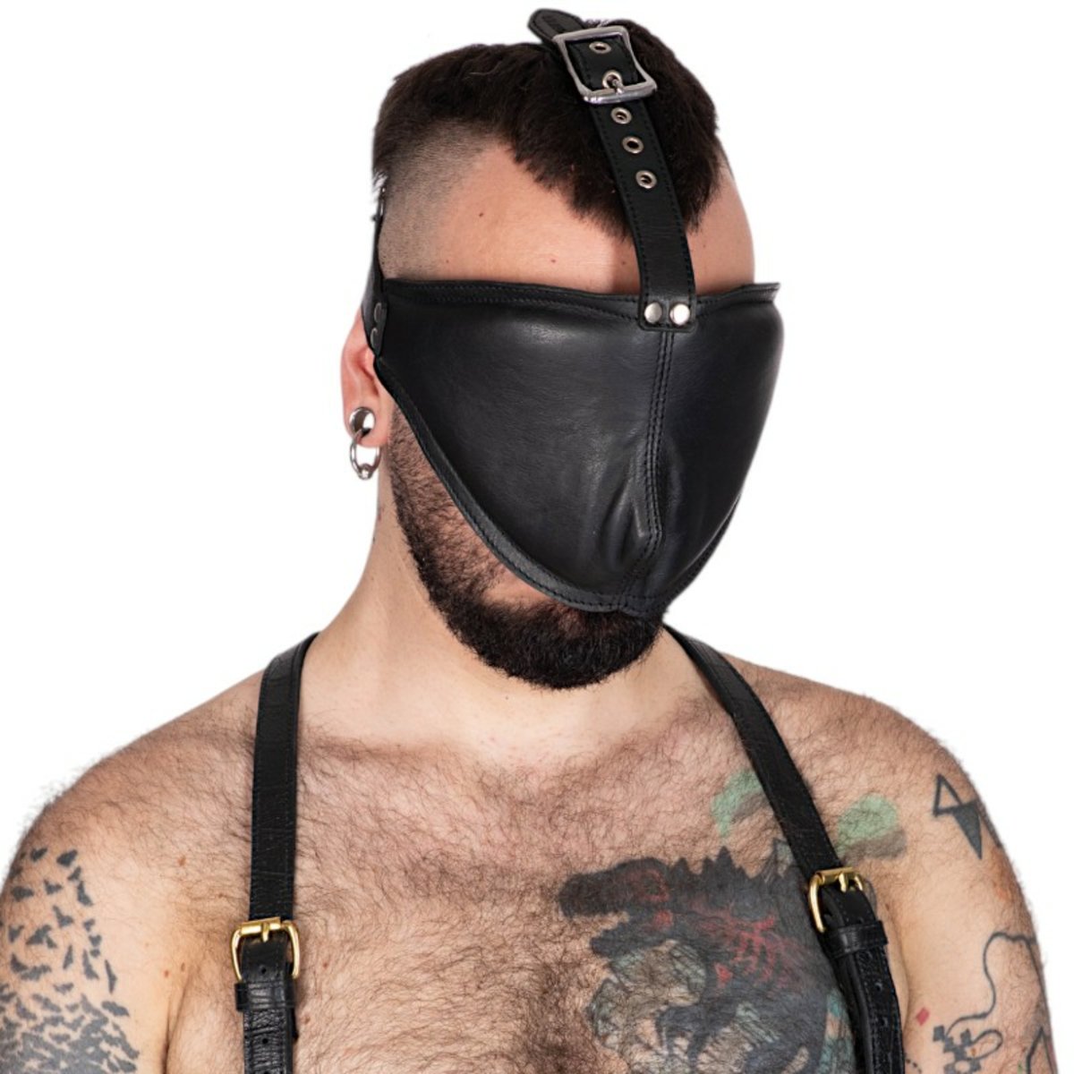 Nose Covered Padded Blindfold